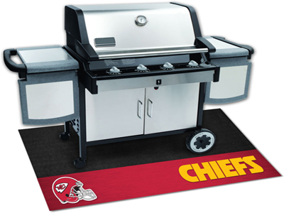 Picture of Fanmats 12189 NFL - Kansas City Chiefs Grill Mat 26 in. x 42 in.