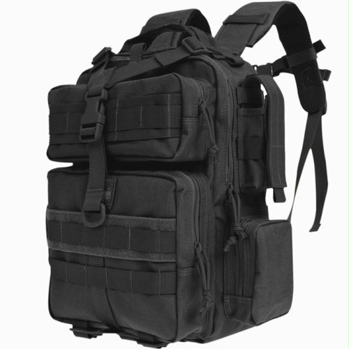 Typhoon Backpack - Black - Medium - Water-Resistant Ballistic Nylon