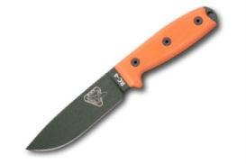 4POD Plain Green Blade with  G10 Orange Handles