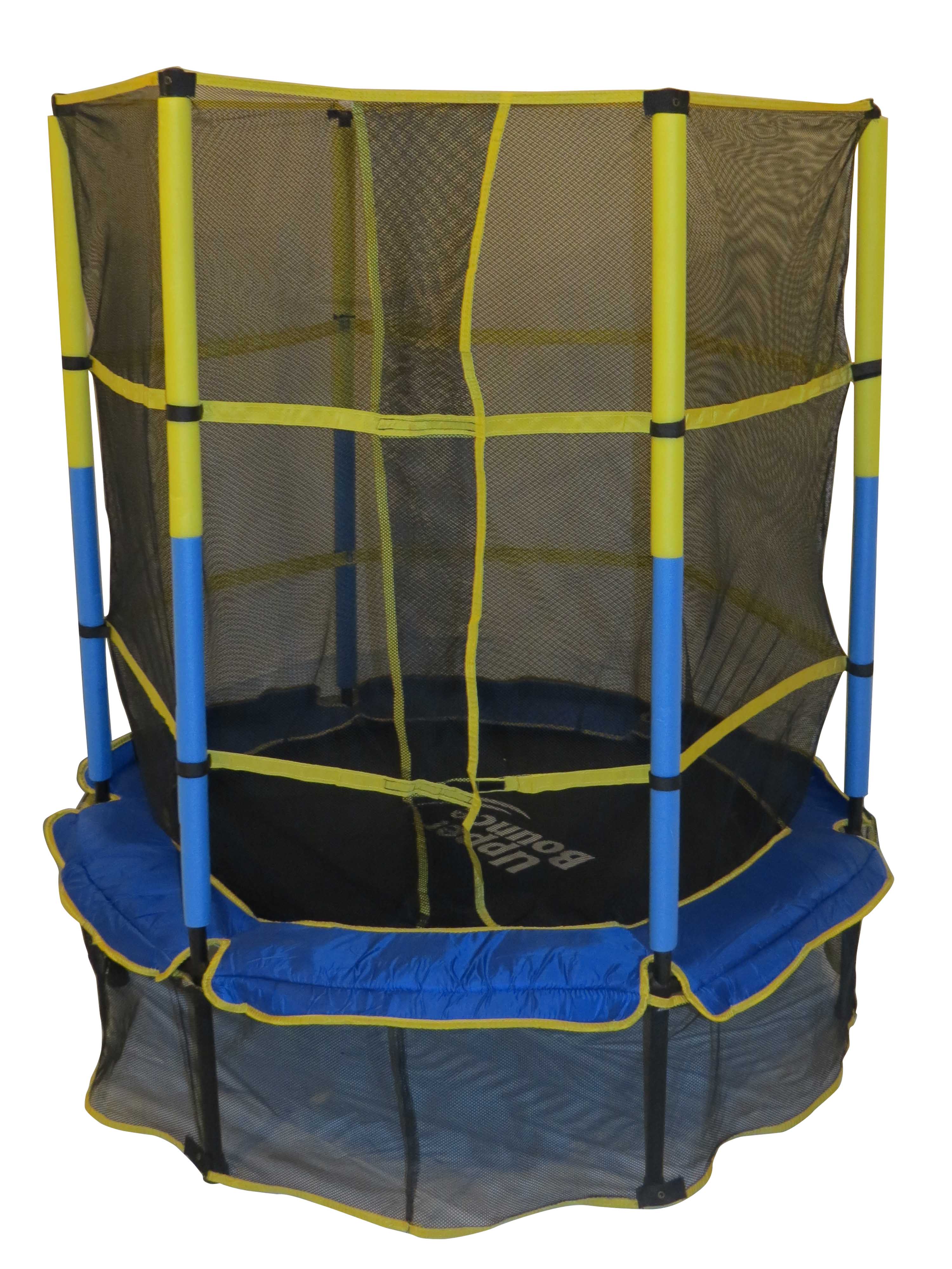 Picture of Upper Bounce UBSF01-55 55 in. Kid-Friendly Trampoline &amp; Enclosure Set equipped with in.Upper Bounce Easy Assemble Feature in.