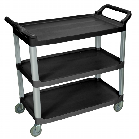 SC13-B Serving Cart - Black -  Luxor, SC13-G