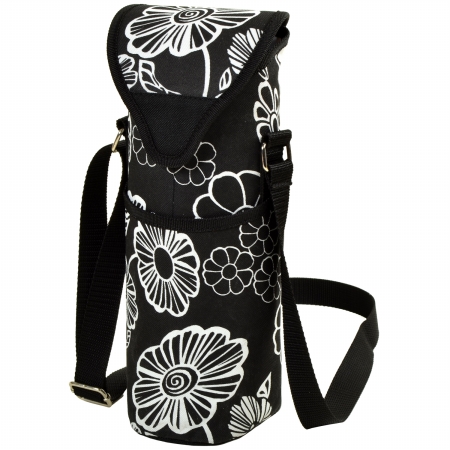 Picture of Picnic at Ascot 411-NB Single Bottle Carrier -Night Bloom
