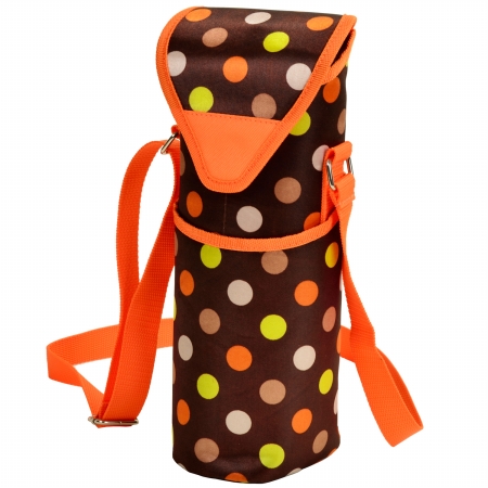 Picture of Picnic at Ascot 411-JD Single Bottle Carrier - Julia Dot