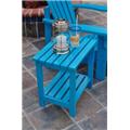 Shineco 4104TQ Outdoor Rectangular Side Table - Turquoise Shineco 4104TQ Outdoor Rectangular Side Table - Turquoise