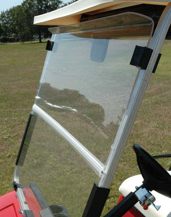 Stenten Golf Cart Accessories WS15966 Folding Hinged Windshield. Txt Tint Imp Mod 35334