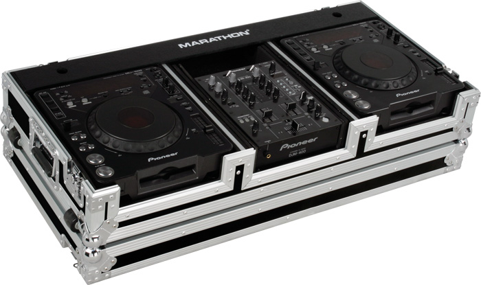 MA-DJCD10W 2 x Large Coffin Holds Format CD Players
