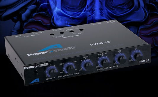 Picture of POWER ACOUSTIK PWM20 4-Band .5 DIN Equalizer