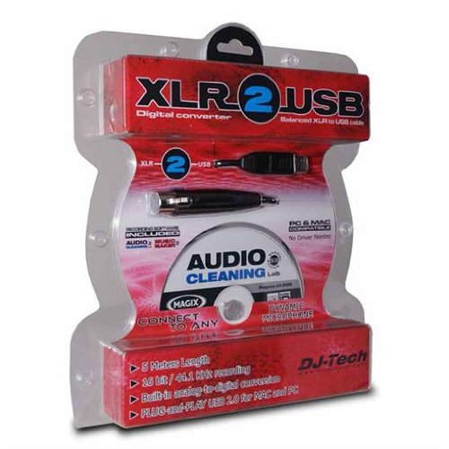 Picture of FIRST AUDIO MANUFACTURING XLR2USB 5 Meter Plug-and-Play XLR to USB Cable for Recording