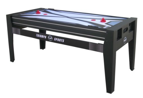 Picture of Triumph Sports USA 45-6065 72 in. 4-in-1 Rotating Air Powered Hockey  Billiards  Table Tennis and Football Table