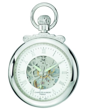 Picture of Charles-Hubert Paris 3903-W Brass Open Face Mechanical Pocket Watch