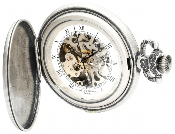 Picture of Charles-Hubert Paris 3921 Antique Silver Plated Mechanical Pocket Watch