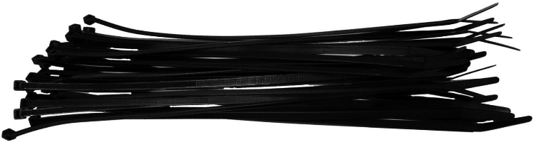 Picture of AUDIOP CT14BUV Nippon 14 in. Black Wire Ties - 100 per Bag