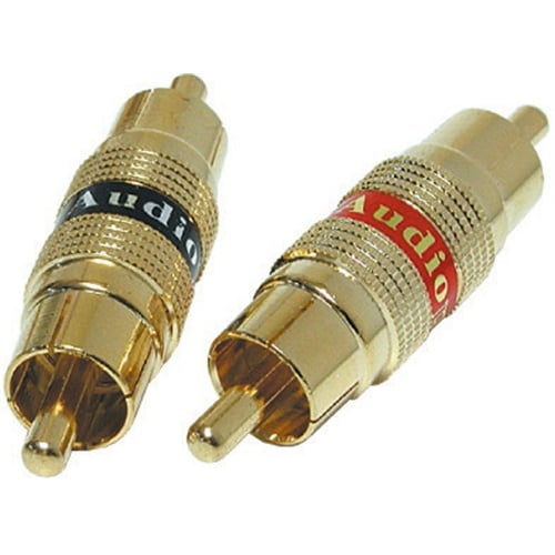Picture of AUDIOP Q120 Male RCA Jack To RCA Jack Coupler - 2-Pack