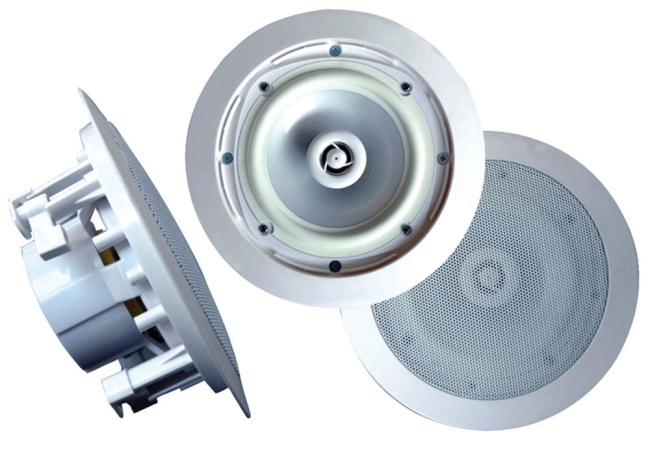 Picture of PYLE PWRC61 6.5 in. 2-Way in Ceiling Stereo Speaker Weather Proof