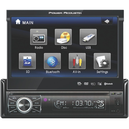 Picture of POWER PTID8920B 7 in. Touch Screen Bluetooth USB SD Car Video Player