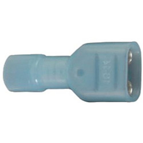 FD250NFB 14 - 16 Gauge Blue Female Nylon Fully Insulated Q-Disconnects