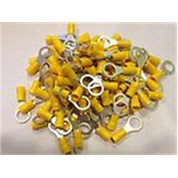 Picture of XSCORP RTT10Y 12-10 Gauge Crimpable Ring Terminals - Yellow