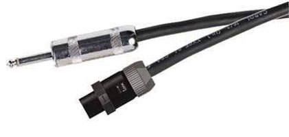 Picture of AUDIOP X21425 25 ft. .25 in. Plug To Speakon - 14 Gauge