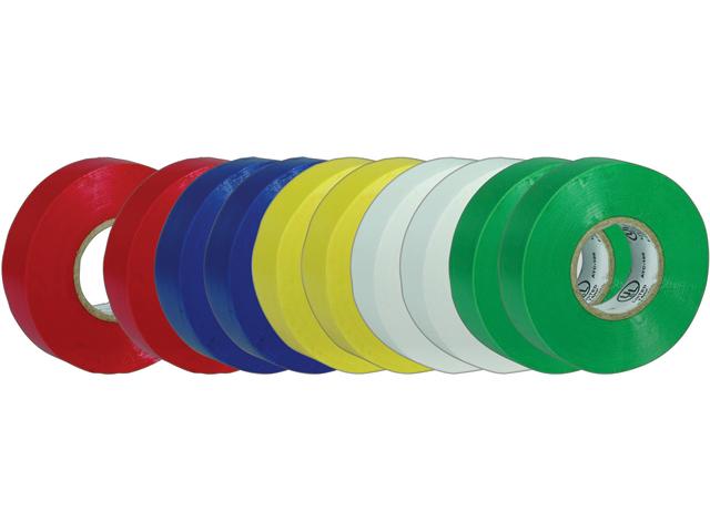 Picture of AUDIOP ET20 Vinyl Multi-Color Electrical Tape - 10 Pack