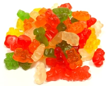 Picture of Albanese Confectionery 50100-CASE 6 Flavor Assorted Wild Fruit Gummi Bears - 20 lb Case