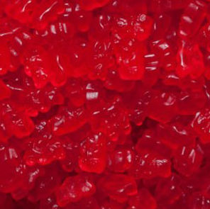 Picture of Albanese Confectionery 50107-CASE Gourmet Wild Cherry Gummi Bears - 20 lb Case