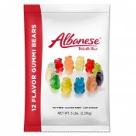 Picture of Albanese Confectionery 50200-CASE 12 Flavor Wild Fruit Bears - 20 lb Case
