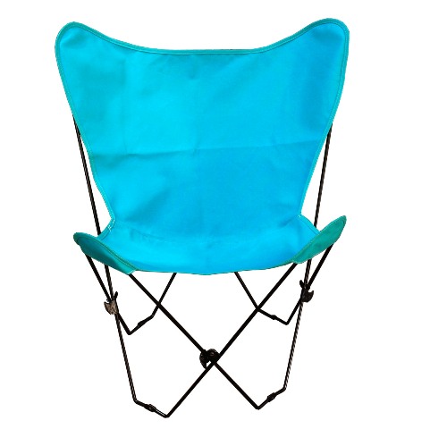 Picture of Algoma Net Company 405351 Butterfly Chair and Cover Combination with Black Frame - Teal