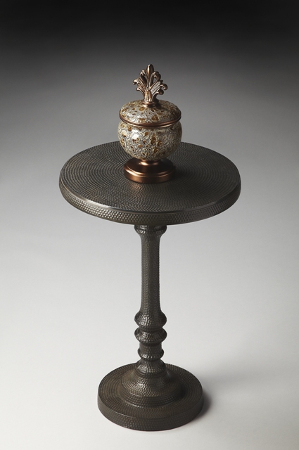 Pedestal Accent Table - Metalworks