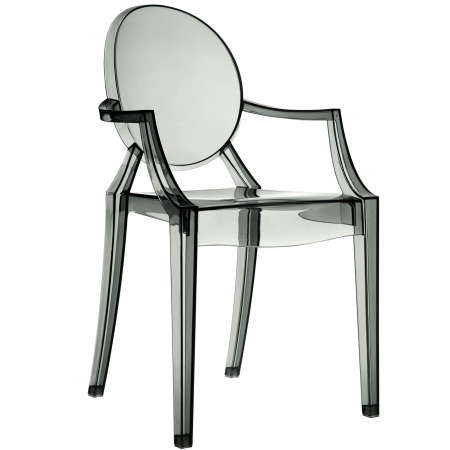 EEI-121-SMK Wendy Arm Chair in Smoke