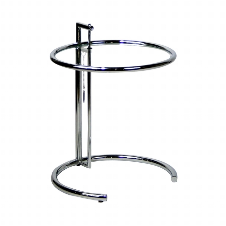EEI-125-SLV Eileen Gray Side Table