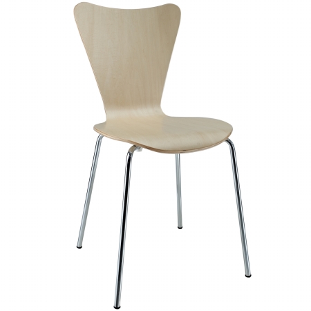 EEI-537-NAT Ernie Chair in Natural Wood