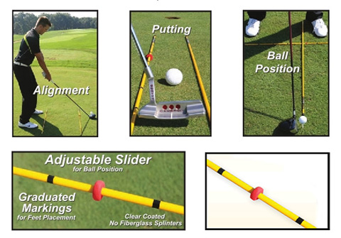 Picture of Golf Around The World DELUXE ALIGN Deluxe Alignment Sticks