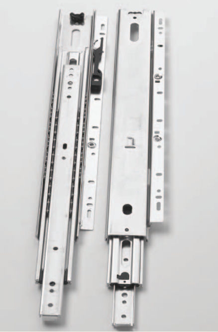 Picture of Knape &amp; Vogt Kv6505 B16 16 In. Over-Travel Box Or File Slide With Quick Disconnect Rail - Zinc
