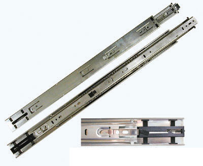 Knape Vogt Kv8417 B14 14 in. Self-Closing 100 Lb. Full Extension Drawer Slide - Anochrome