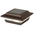 Classy Caps Mfg Inc SL211R 4X4 BRONZE ALUMINUM IMPERIAL SOLAR POST CAP Classy Caps Mfg Inc SL211R 4X4 BRONZE ALUMINUM IMPERIAL SOLAR POST CAP
