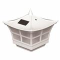 Classy Caps Mfg Inc SL092 5X5 PVC AMBIENCE SOLAR POST CAP Classy Caps Mfg Inc SL092 5X5 PVC AMBIENCE SOLAR POST CAP