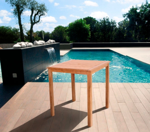SC Ares Amazonia Teak Eden Teak Bar Table