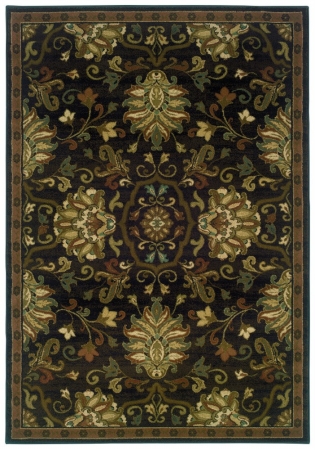 Oriental Weavers Hudson 042G1 10x13 Rectangle - Brown/ Beige-Polypropylene