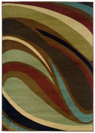 Oriental Weavers Hudson 2666F 10x13 Rectangle - Brown/ Brown-Polypropylene