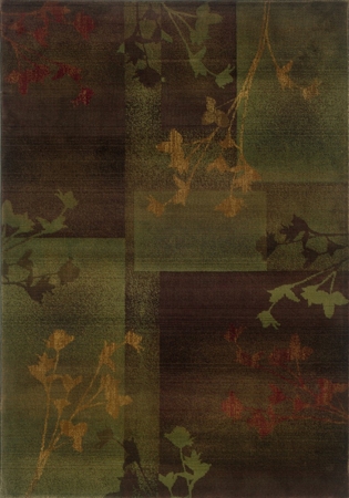Oriental Weavers Kharma Ii 1048D 10x13  Rectangle - Purple/ Green-Polypropylene -  Sphinx by Oriental Weavers, K1048D300380ST