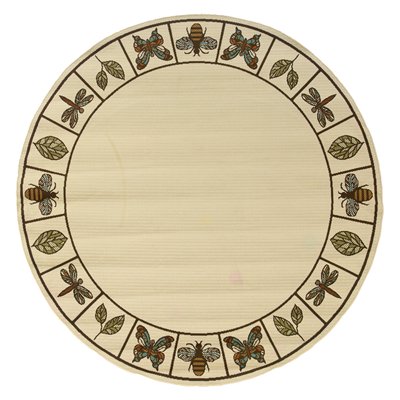 Oriental Weavers Montego 2266W 8' Round  Round - Ivory/ Brown-Polypropylene