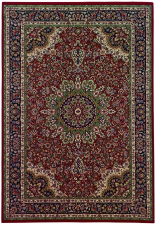 Oriental Weavers Ariana 116R3 8x11 Rectangle - Red/ Blue-Polypropylene