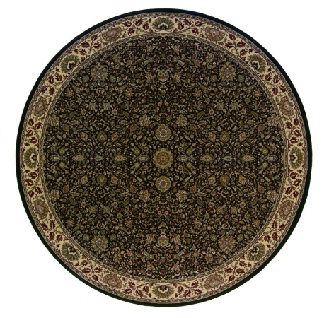 Oriental Weavers Ariana 172D2 8' Round  Round - Brown/ Ivory-Polypropylene