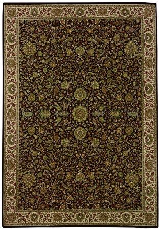 Oriental Weavers Ariana 172D2 8x11 Rectangle - Brown/ Ivory-Polypropylene