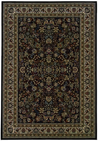 Oriental Weavers Ariana 213K8 12x15 Rectangle - Black/ Ivory-Polypropylene