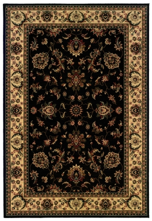 Oriental Weavers Ariana 311K3 12x15  Rectangle - Black/ Ivory-Polypropylene