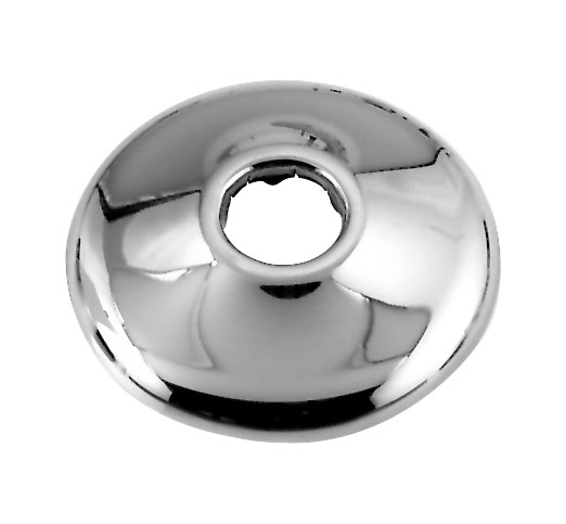 D128-01 .63 in. OD Low Pattern Sure Grip Flange - PVD Polished Brass