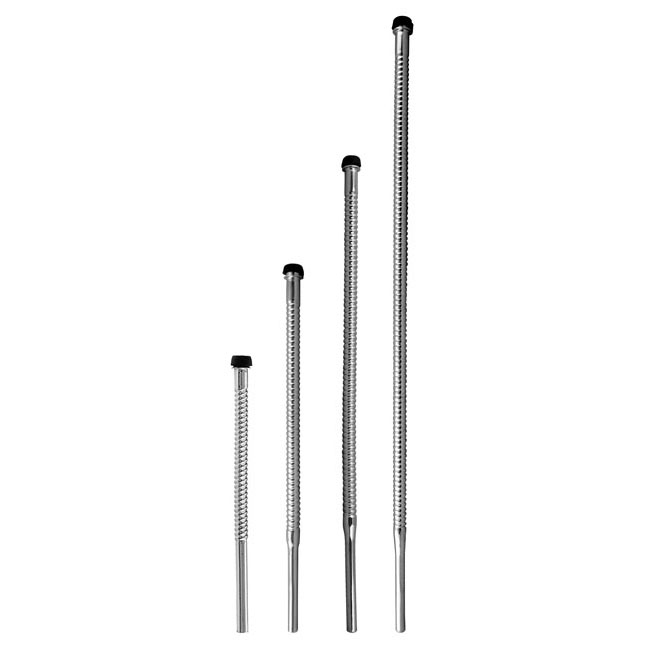 Picture of Westbrass D113-05 .38 in. Corrugated Riser for Faucet and Toilet - Polished Nickel