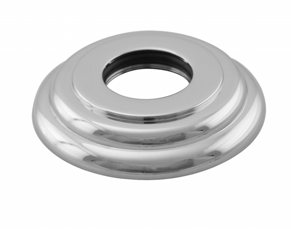5 in. IPS Decorative Shower Arm Flange - Powder Coat White -  DeluxDesigns, DE3284937