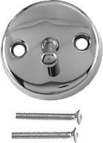 Trip Lever Faceplate with screws - Powder Coat Flat Black